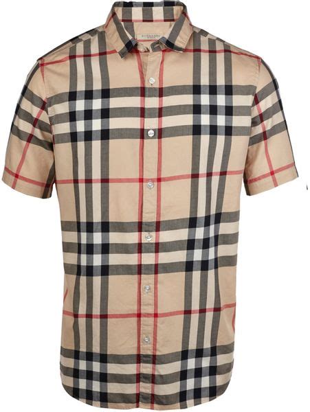 burberry plaid shirt men|Burberry shirts for men outlet.